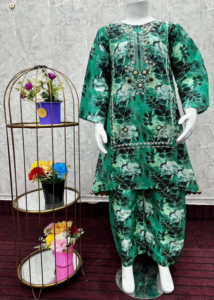 kids premium lawn quality with embroidery