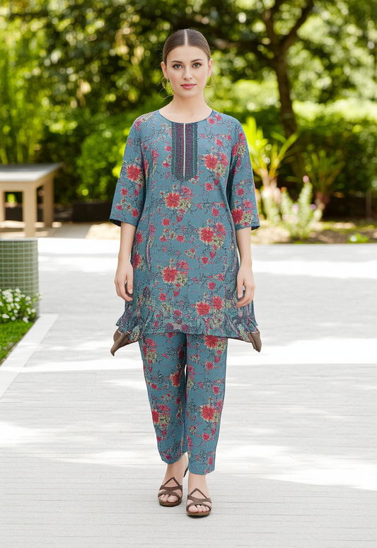 kids premium printed lawn quality embroidery cutwork