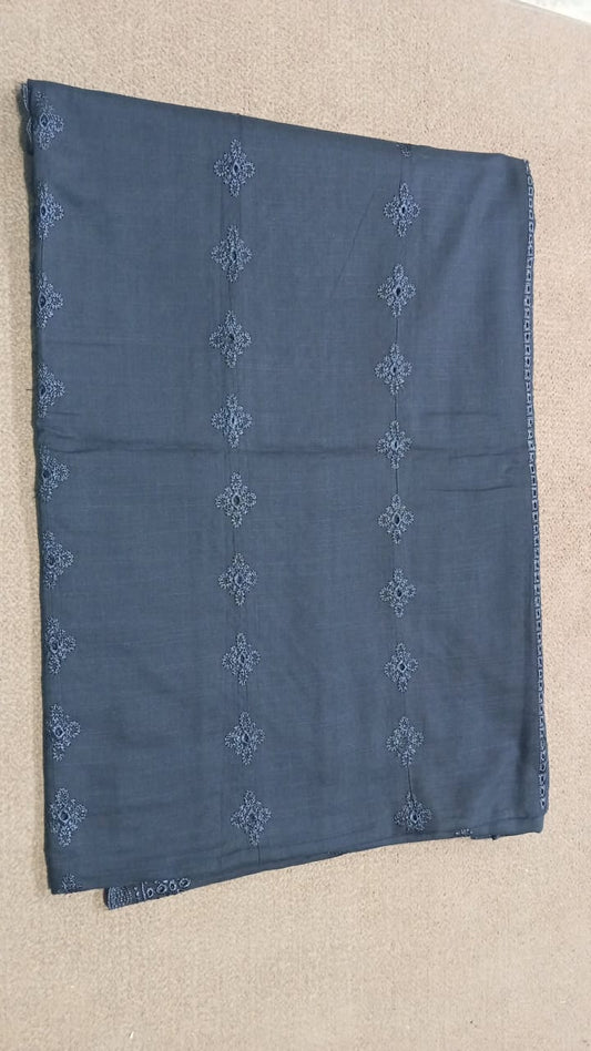 shawl with boring