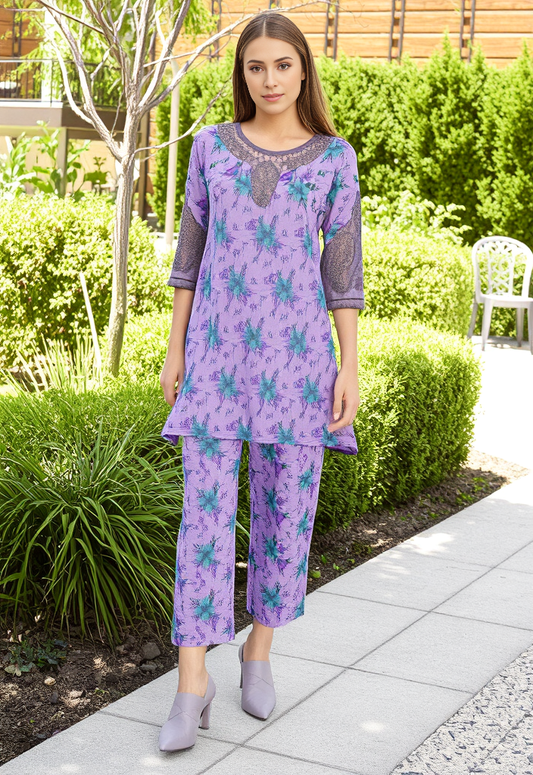 Kids 2-Piece Printed Lawn Suit with Embroidery – Stylish & Comfortable Summer Wear
